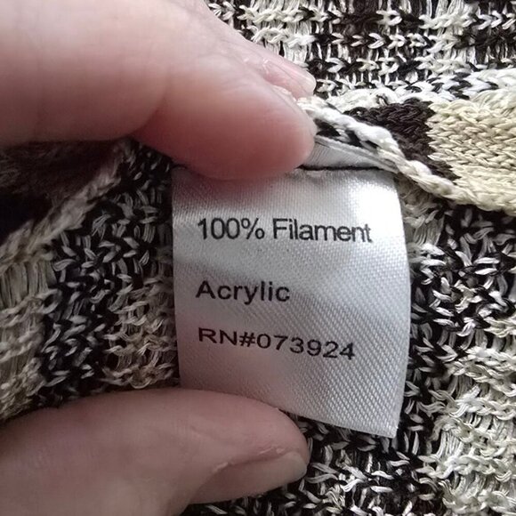 Ming Wang Tiger Print Knit Sleeveless Tank Top Sz XL - Picture 7 of 8